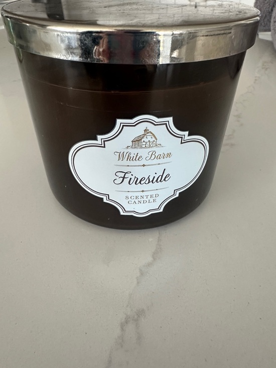 Bath & Body Works Discontinued Fireside 3 Wick Candle NWT